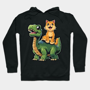 Cat Dinosaur Kingdom Quest Hoodie